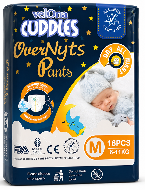 Vellona Cuddles Over Night Pants (M) 16Pcs