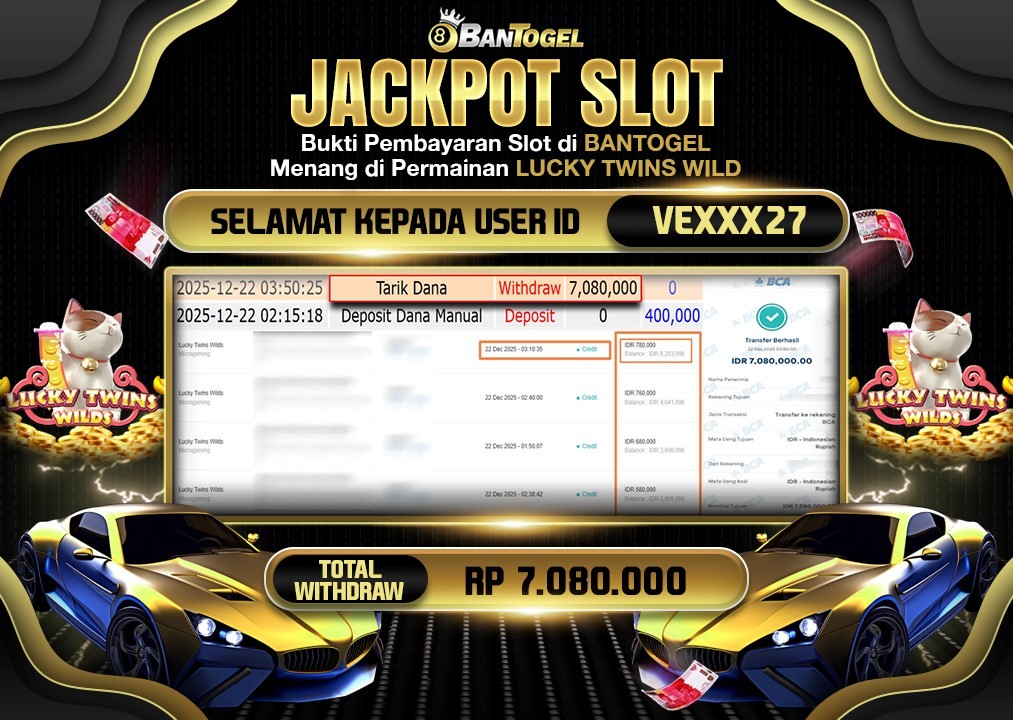 BUKTI JACKPOT LUNAS BANTOGEL