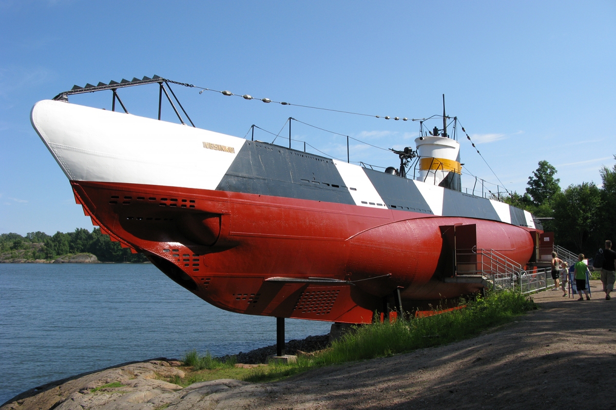 Navires musee Seul-sous-marin-finlandais-survivant-Vesikko