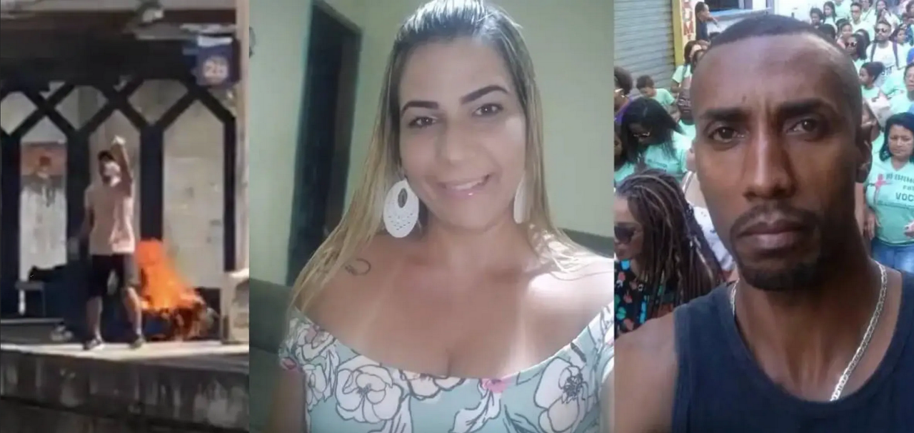 Tragedia en Brasil: Mujer es incendiada por su exmarido (video)