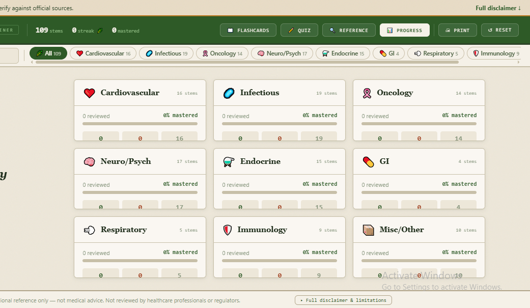 StemMaster Interface Screenshot