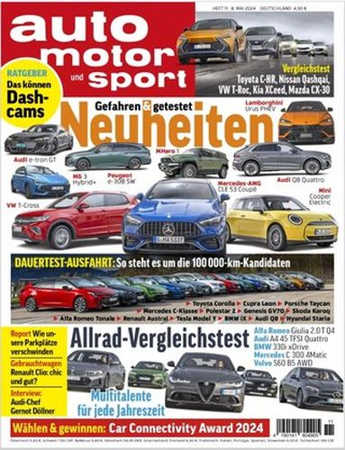 Cover: Auto Motor und Sport Magazin No 11 vom 08  Mai 2024