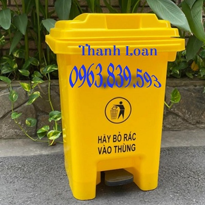 Nơi bán thùng rác nhựa hdpe các loại rẻ HCM./ 0963.839.593 Ms.Loan Thung-rac-nhua-re-thung-rac-hdpe-60l