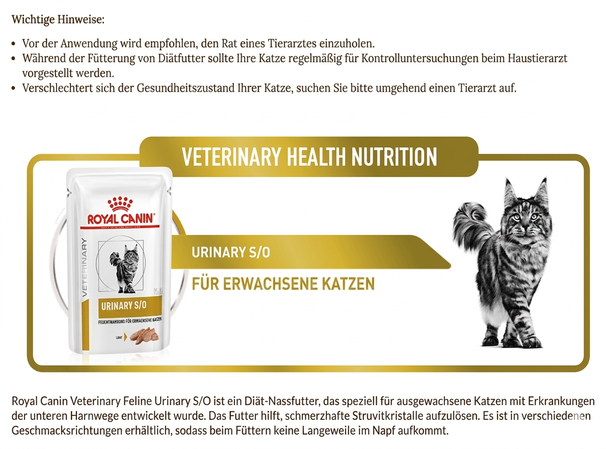 Royal Canin Urinary S/O Nassfutter Katze