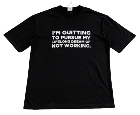 Vetements I'm quitting tee