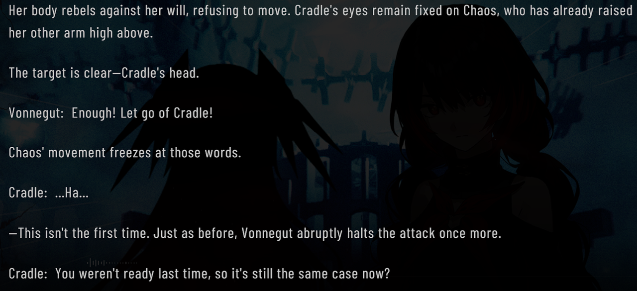 Chaos Almost Kills Cradle