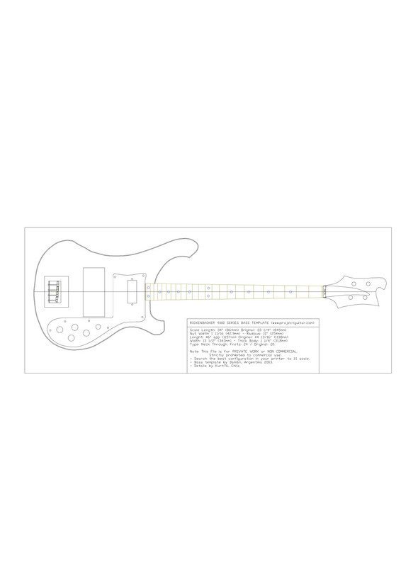 Rickenbacker4000seriesGuitarTemplate - page 1