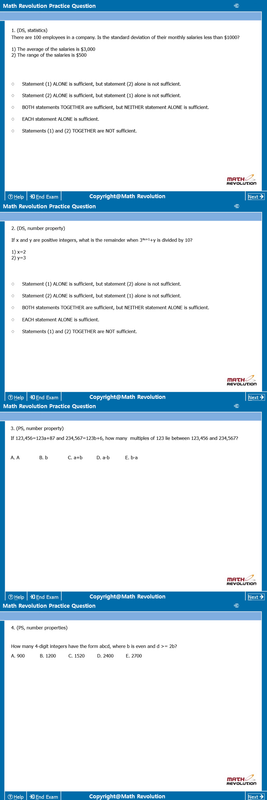 Math Revolution Questions