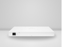 Vista frontal do Switch HPE Aruba Instant On 1930 24G Classe 4 PoE+ (JL683B), mostrando as 24 portas Gigabit PoE+ e os slots SFP/SFP+.