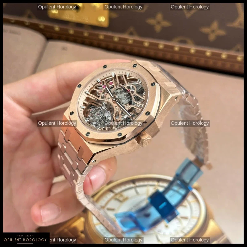Audemars Piguet Royal Oak Tourbillon 26735 Stainless Steel Skeleton Dial 41mm