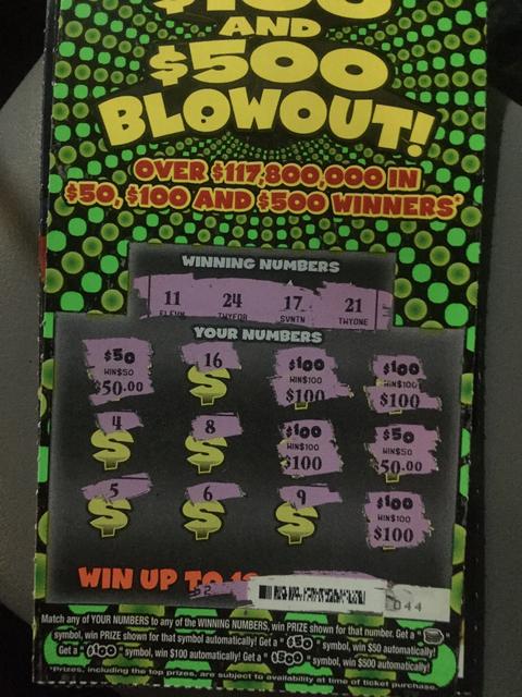 $50, $100, $500 Blowout