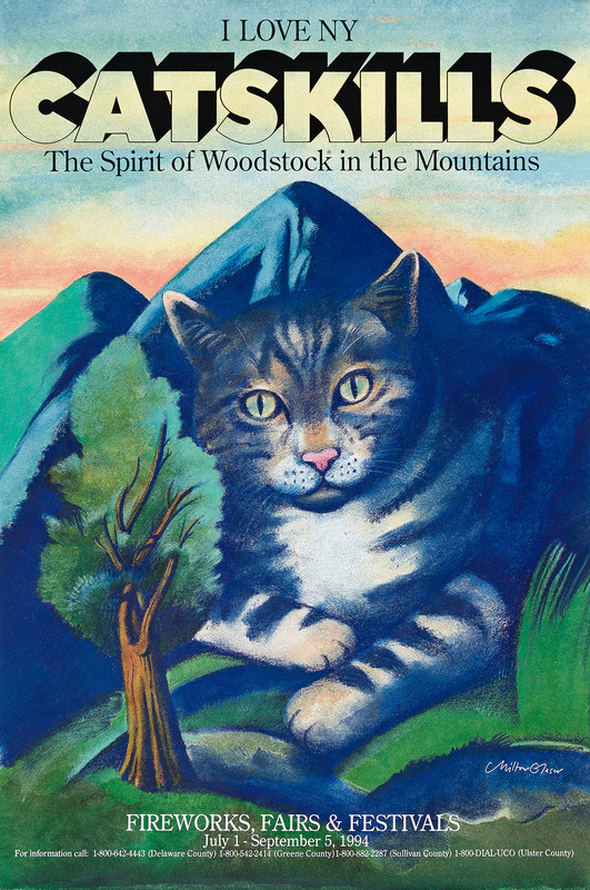 Catskills NY Woodstock Spirit Poster Nature Wall Art - 12X16/16X20