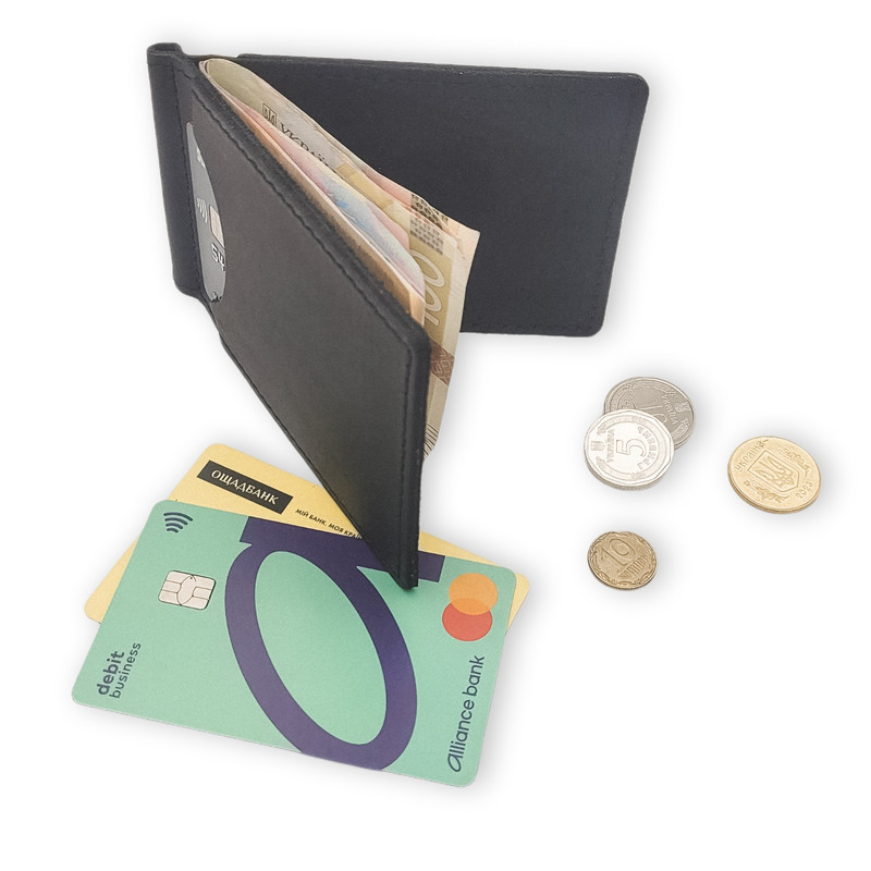 Затискач для купюр з картками