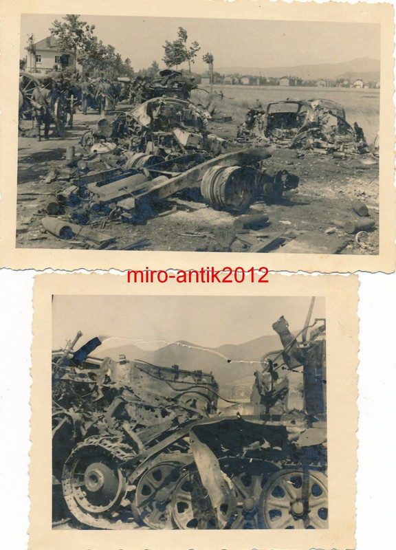 Foto, Wehrmacht, zerstörte Technik, Fahrzeuge de