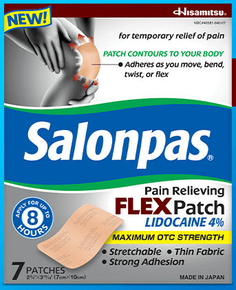 Discover Targeted Pain Relief with Salonpas Lidocaine FLEX Patch – Get Your Free Sample Now! Discover Targeted Pain Relief with Salonpas Lidocaine FLEX Patch – Get Your Free Sample Now!