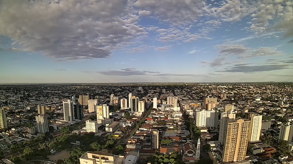 Campo Grande nesta manhã de quarta-feira