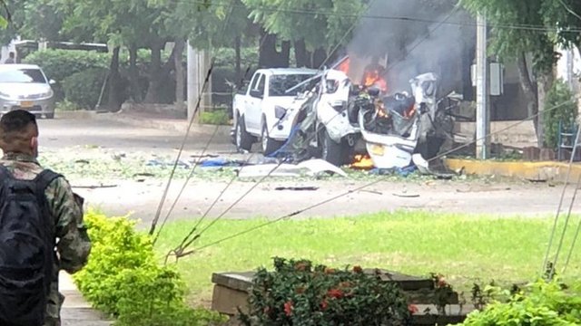 Carro bomba en Cúcuta Carro bomba en Cúcuta