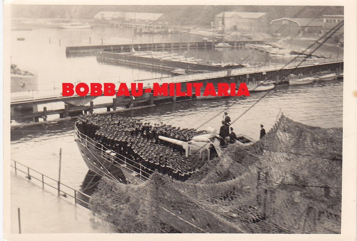Kreuzer Nürnberg 1943 Ostsee Tarnnetz Norwegen K