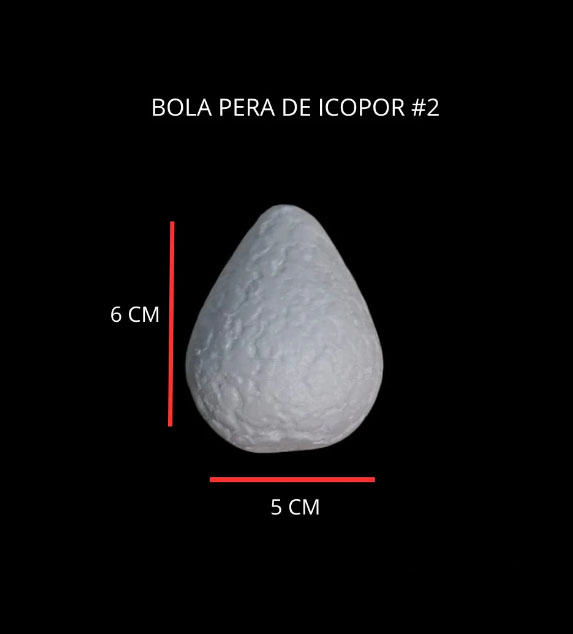 bola pera de icopor huevo de icopor para manualidades