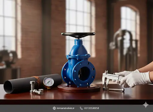 شیر فلکه کشویی میراب ۱۴ اینچ