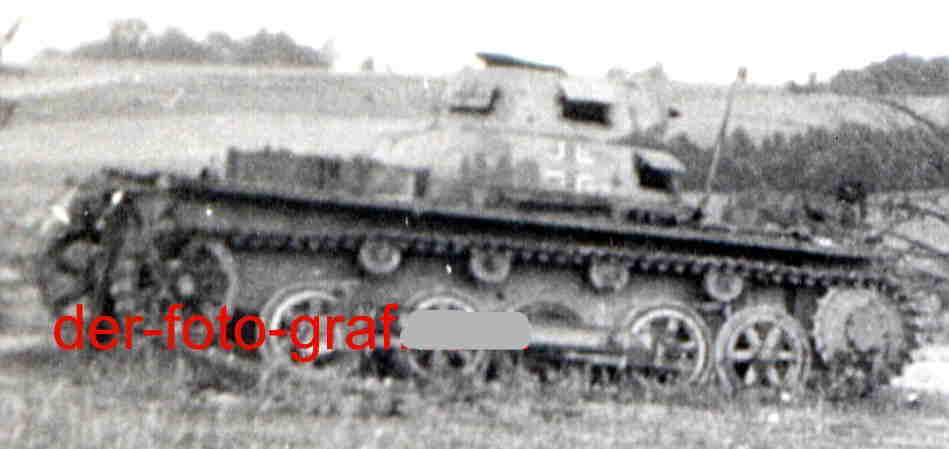 Foto, deutsche Panzer, zerstört, um 1941-1