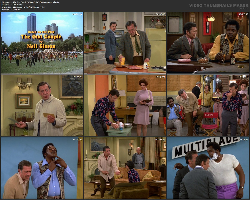 The Odd Couple S03E08 Felix's First Commercial.mkv