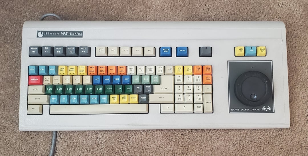 grass valley group editware k2 keyboard v0 penwd422gcjb1
