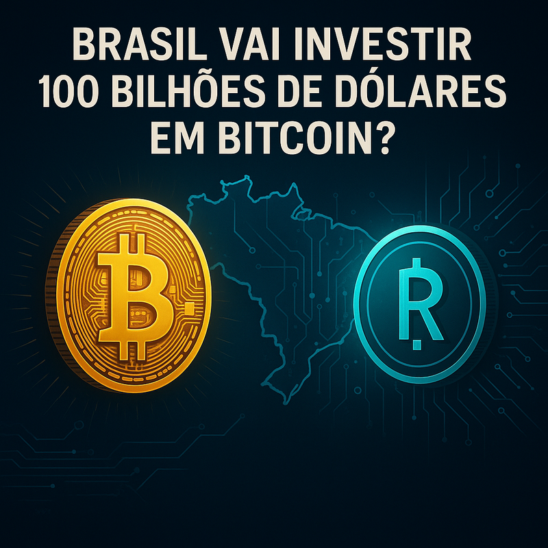 Brasil Pode Colocar 100 Bilhões de Dólares em Bitcoin: Gênio Visionário ou Jogada de Alto Risco?