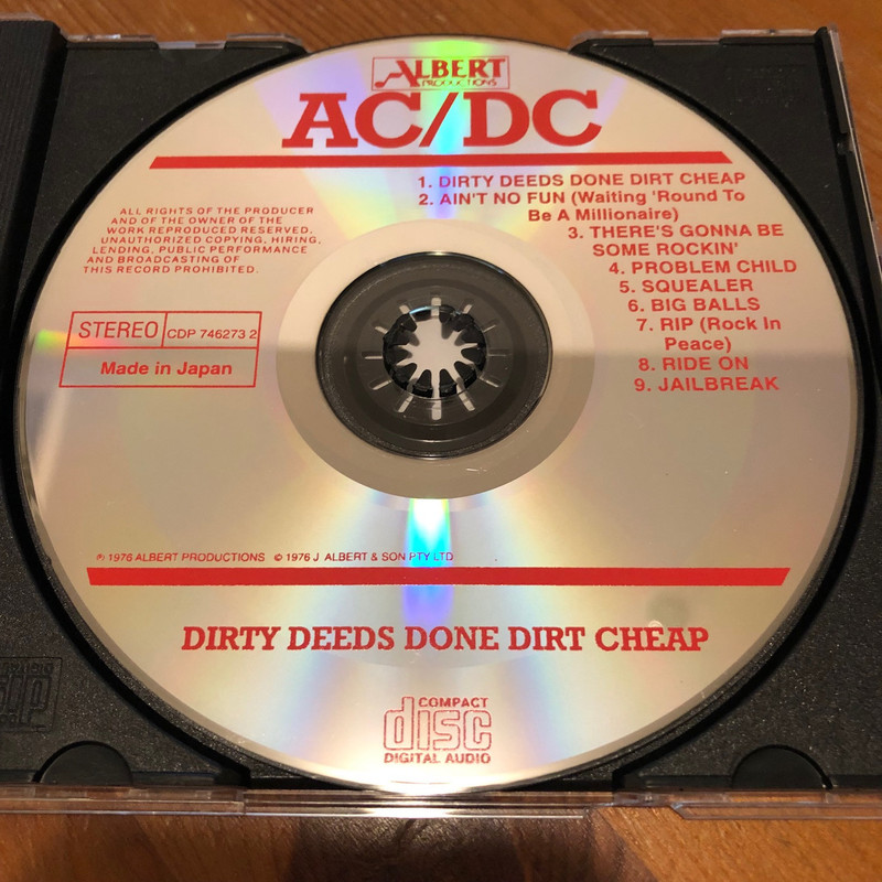 AC/DC – Jailbreak (1980, Vinyl) - Discogs