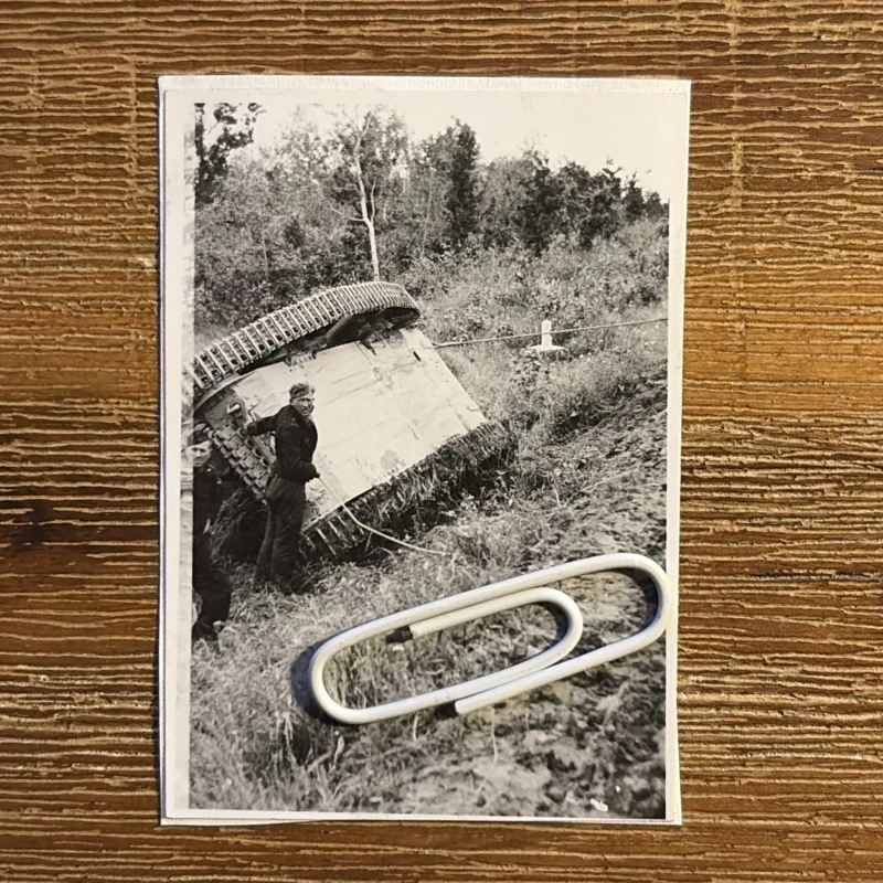 Panzer Tank Fahrzeug Technik Division Panzermann 6x4 Original Foto 2 WK (1)