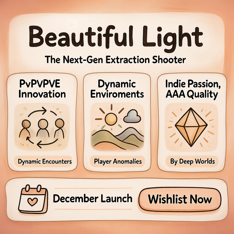 dark atmospheric FPS with glowing artifacts and hostile alien landscapes