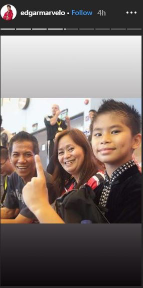 Kenangan Edgar dengan sang ayah.