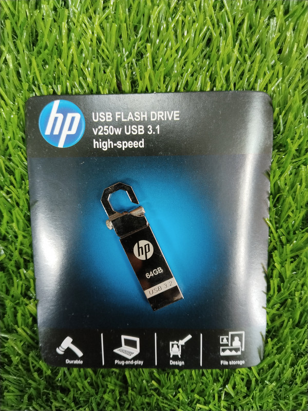 HP USB Flash Drive 64GB v250w USB 3.1 High-Speed 