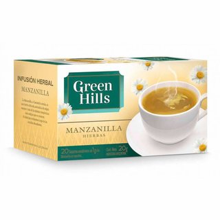 4760 | Te Manzanilla Green Hills X 20 Saquitos