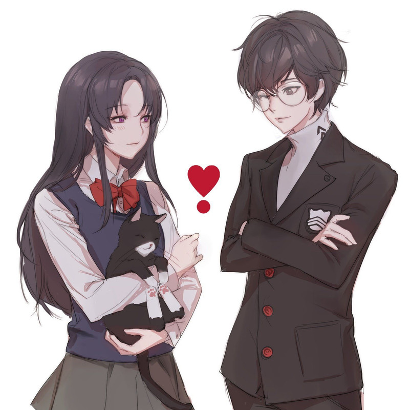 amamiya-ren-and-morgana-original-and-2-more-drawn-by-tanu0706-8a0751145dabf3955500080bcea260d3-1
