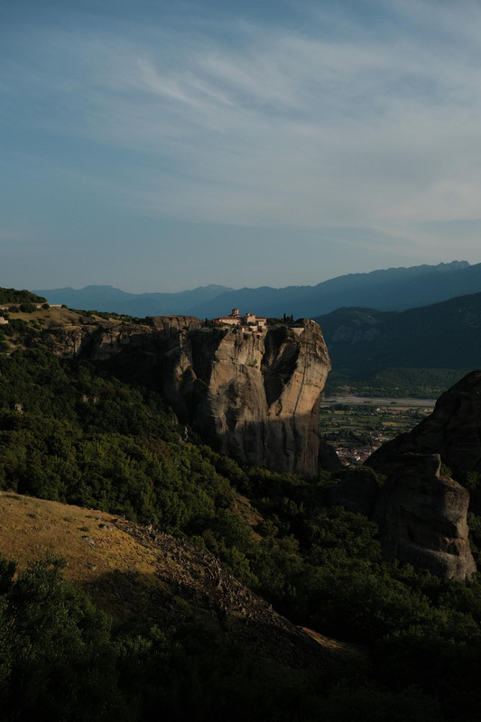 Dusk in Meteora
