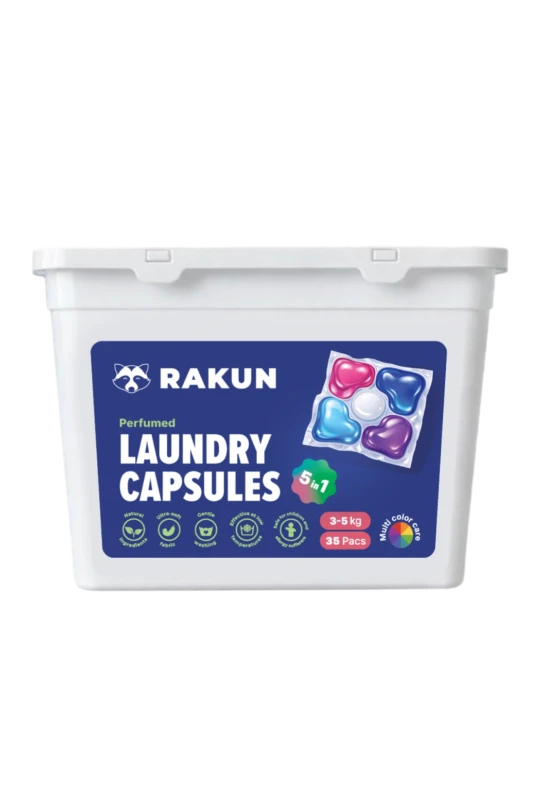 RAKUN Perfumed Laundry Capsules 5 in 1