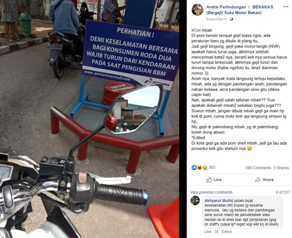 Facebook Andre Parlindungan‎ - BEKAKAS (Bergejil Suka Motor Bekas)