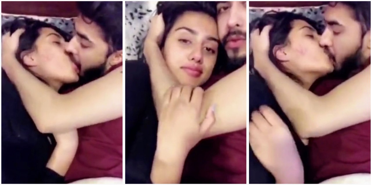 Desi girl kissing liplock nude video