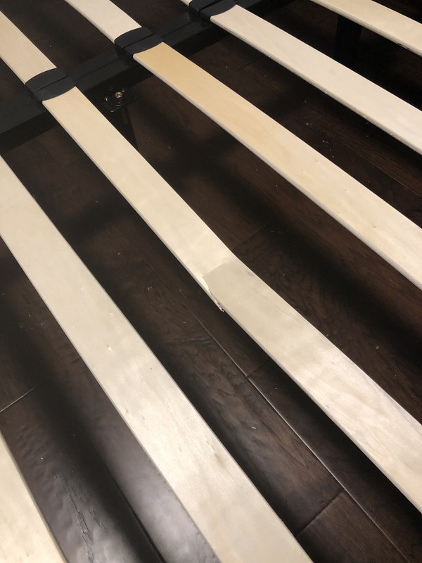 Repairing broken wood plank for bed r/woodworking