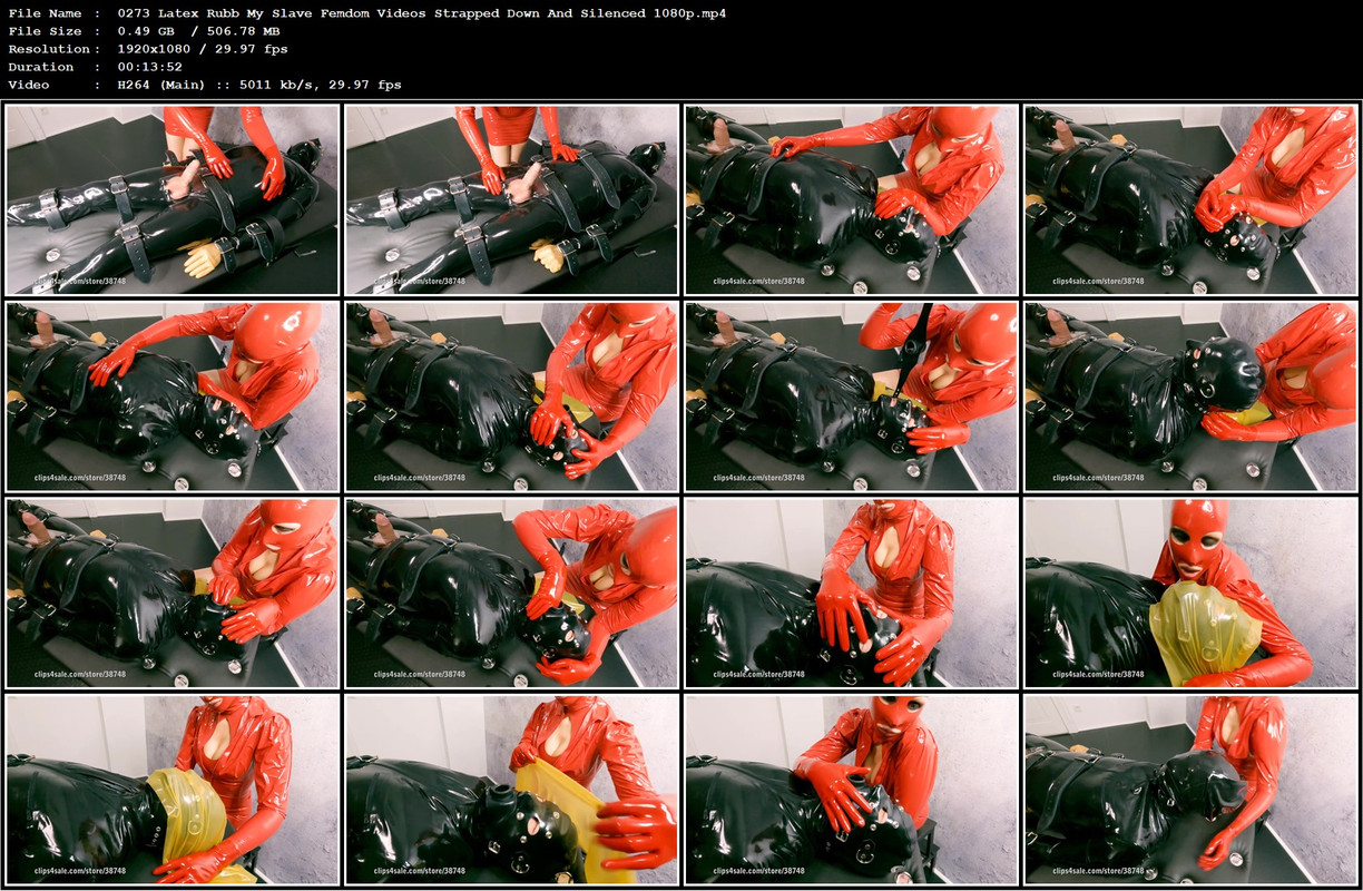 0273 Latex Rubb My Slave Femdom Videos Strapped Down And Silenced 1080p.mp4