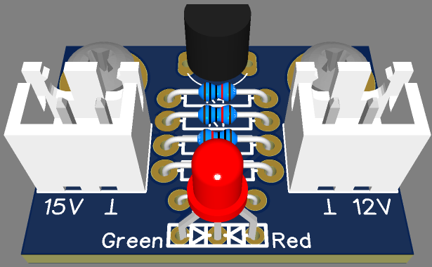 Indikace Stand-by On s tranzistorem