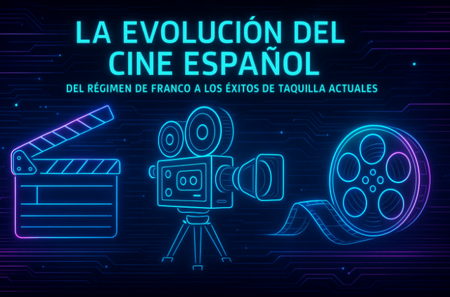 LA EVOLUCIÓN DEL CINE ESPAÑOL: DEL RÉGIMEN DE FRANCO A LOS ÉXITOS DE TAQUILLA ACTUALES