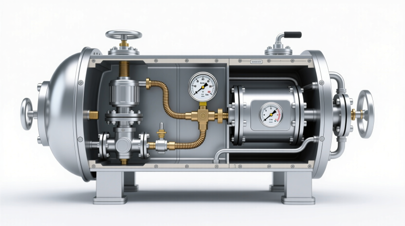 Диагностика давления в паровом стерилизаторе