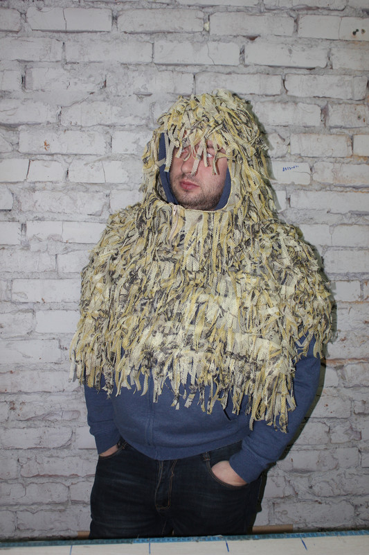 желтый накидка с кап