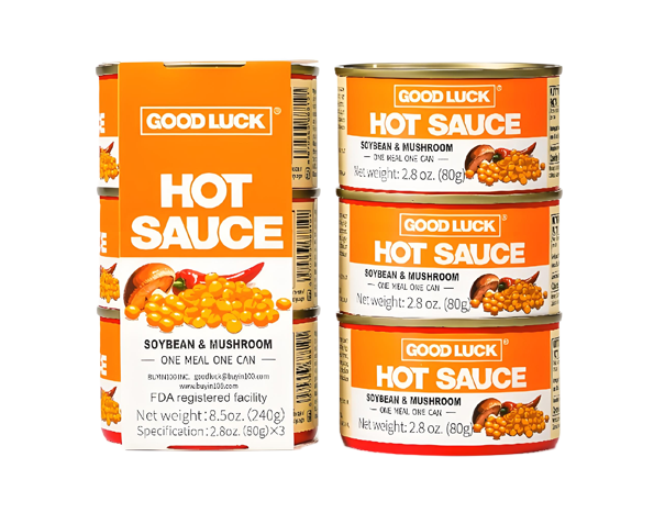 Good Luck Hot Sauce Soybean & Mushroom