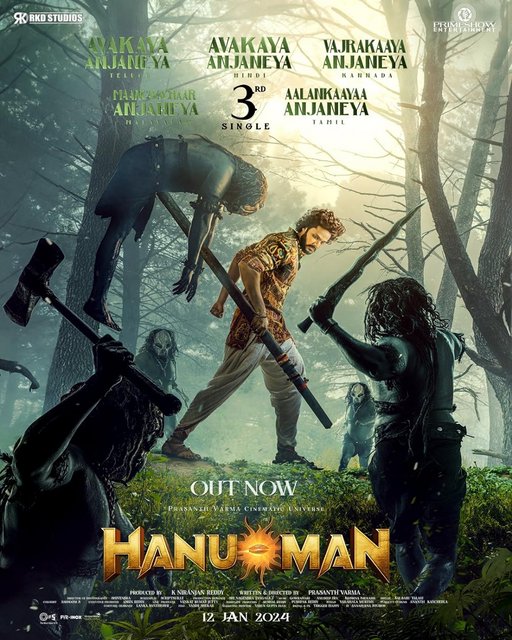 Hanuman (2024) Dual Audio Hindi (Cleaned) HDTS x264 AAC 1080p 720p 480p Download