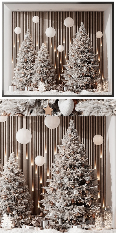 New Year's showcase of the wall panels store