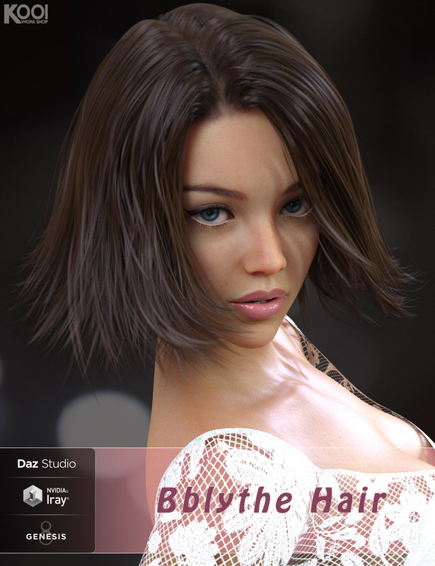 Bblythe Hair for Genesis 8 Female(s)