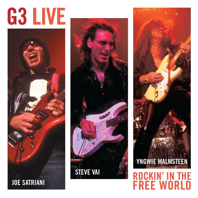 Joe Satriani, Steve Vai & Yngwie Malmsteen - G3 Live  Rockin' in the Free World (Album, Epic, 2004) mp3 320 Kbps